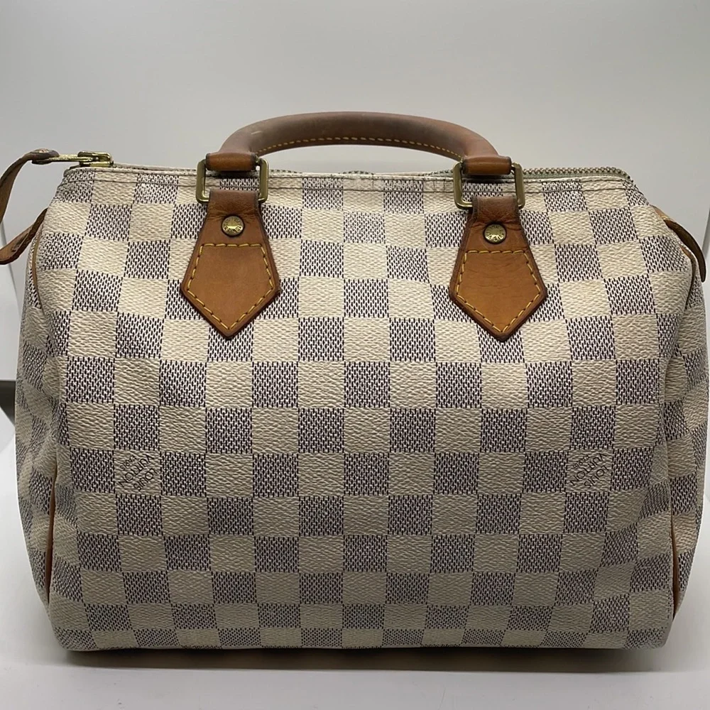 Louis Vuitton Damier Azur speedy bag 25 - Picture 9 of 16